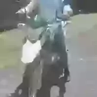 New motorbike for Education Secretary Alex